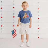 Patriotic Pup Patch Tee