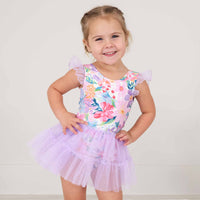 Wildflower Ruffle Skirt Leotard