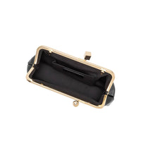 Chrissy Black Vegan Leather Crossbody Bag