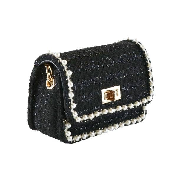 Pearl Tweed Purse