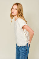 Poncho Embroidered Blouse