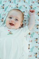 Barks & Birdies Embroidered Bubble Romper