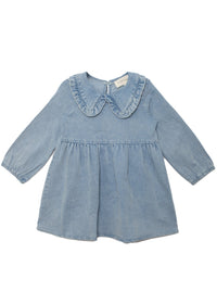 Denim Peter Pan Collar Dress