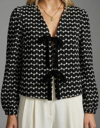 Stitch Muse Tie-Front Blouse