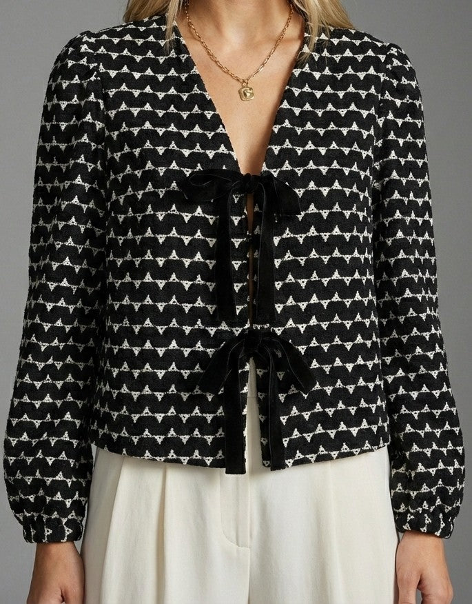 Stitch Muse Tie-Front Blouse