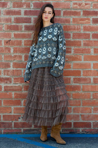 Fuzzy Nordic Sweater
