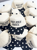 Make Jesus Famous Polka Dot Hat