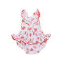 Strawberry Bliss Ruffle Sunsuit