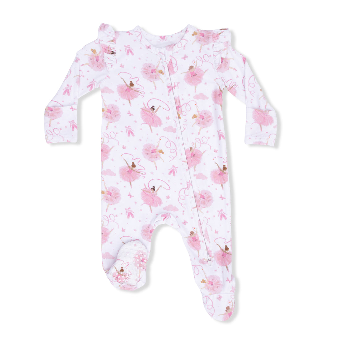 Ribbon Ballerinas Footie Romper