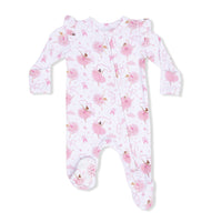 Ribbon Ballerinas Footie Romper