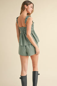 Striped Tank & Short Set