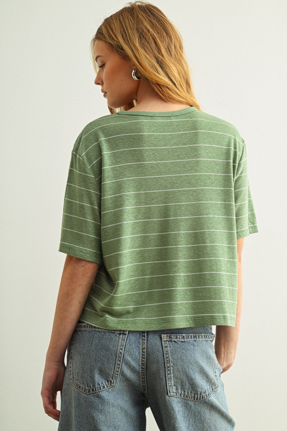 Striped Linen Top