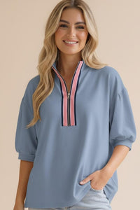 Henley Lightweight Sweatshirt