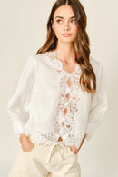 Lace Detail Top