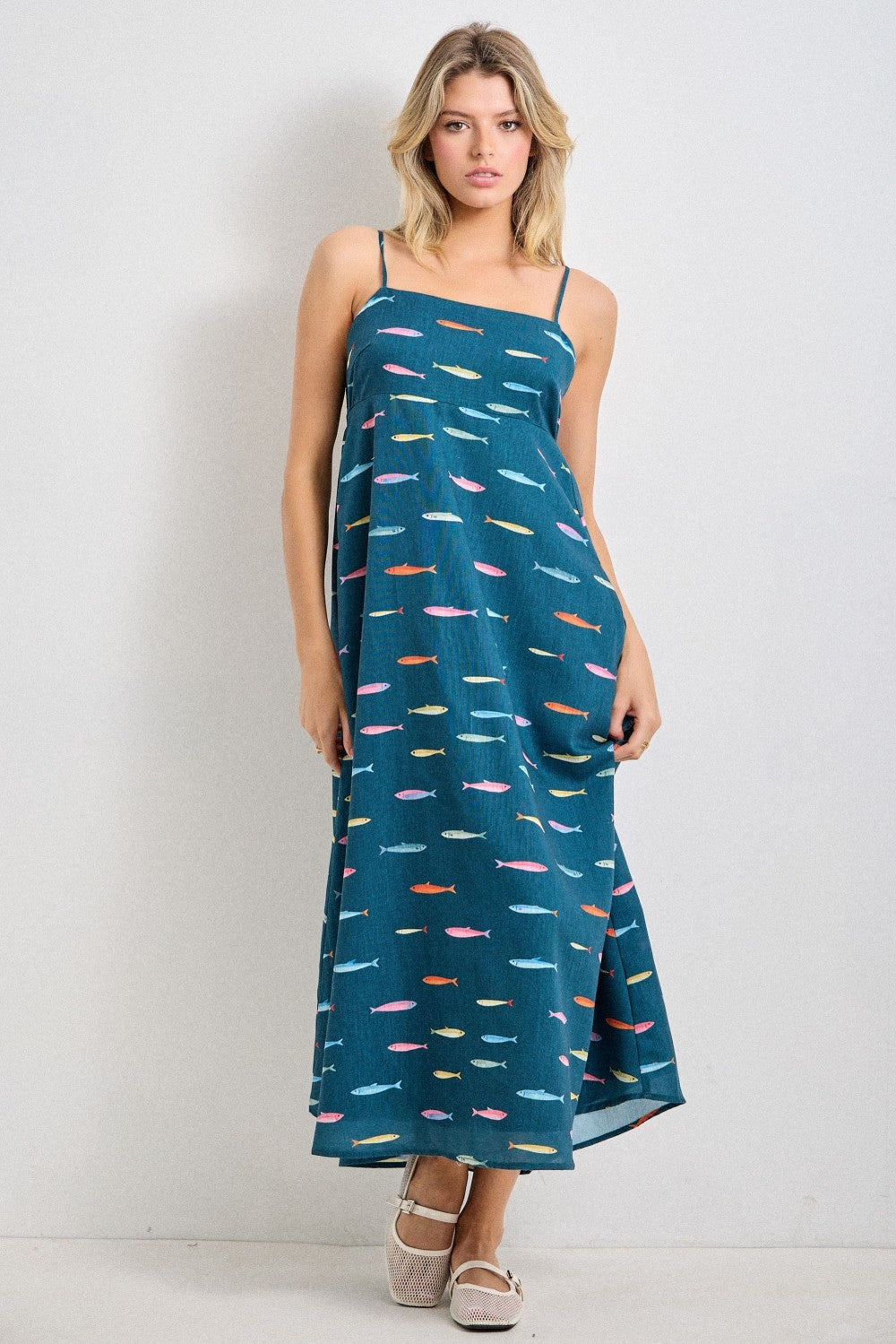 fish maxi dress Fish Print Maxi Dress – Kirby's Kloset