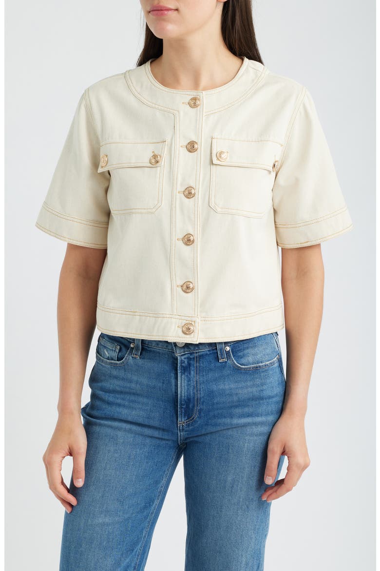 Gold Button Blouse