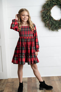 Smocked Plaid Dress