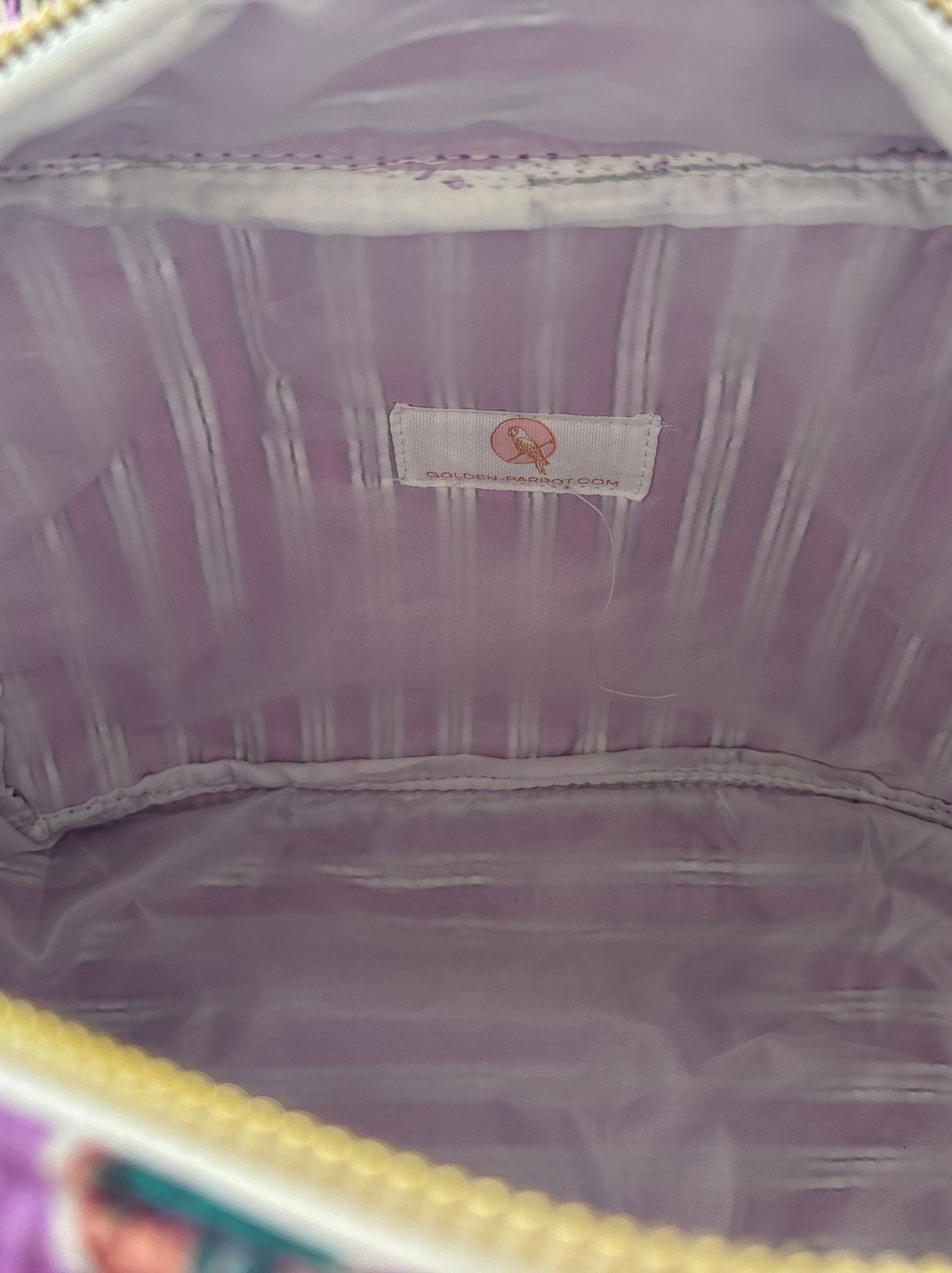 Purple Pop Cosmetic Bag
