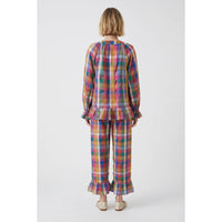 Plaid Ruffle Pants