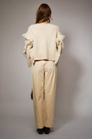 Fringe Detail Pullover Sweater