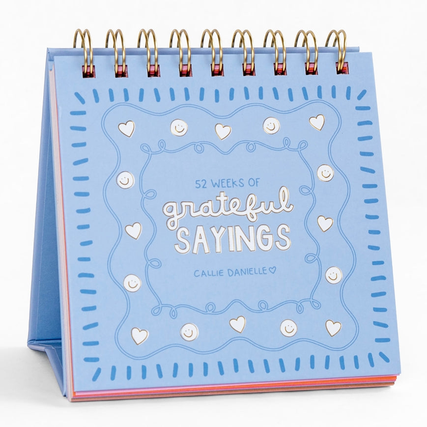 52 Weeks of Grateful Sayings - Desk Flip Calendar