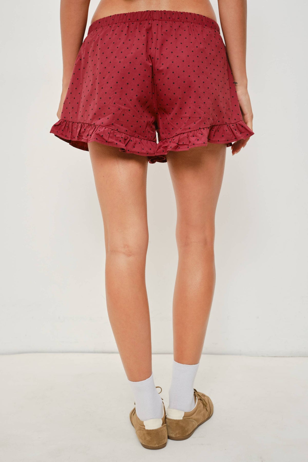 Polka Dot Frill Shorts