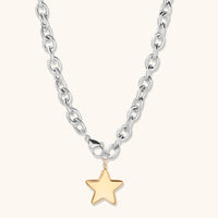 Starla Waterproof Necklace- Two Toned