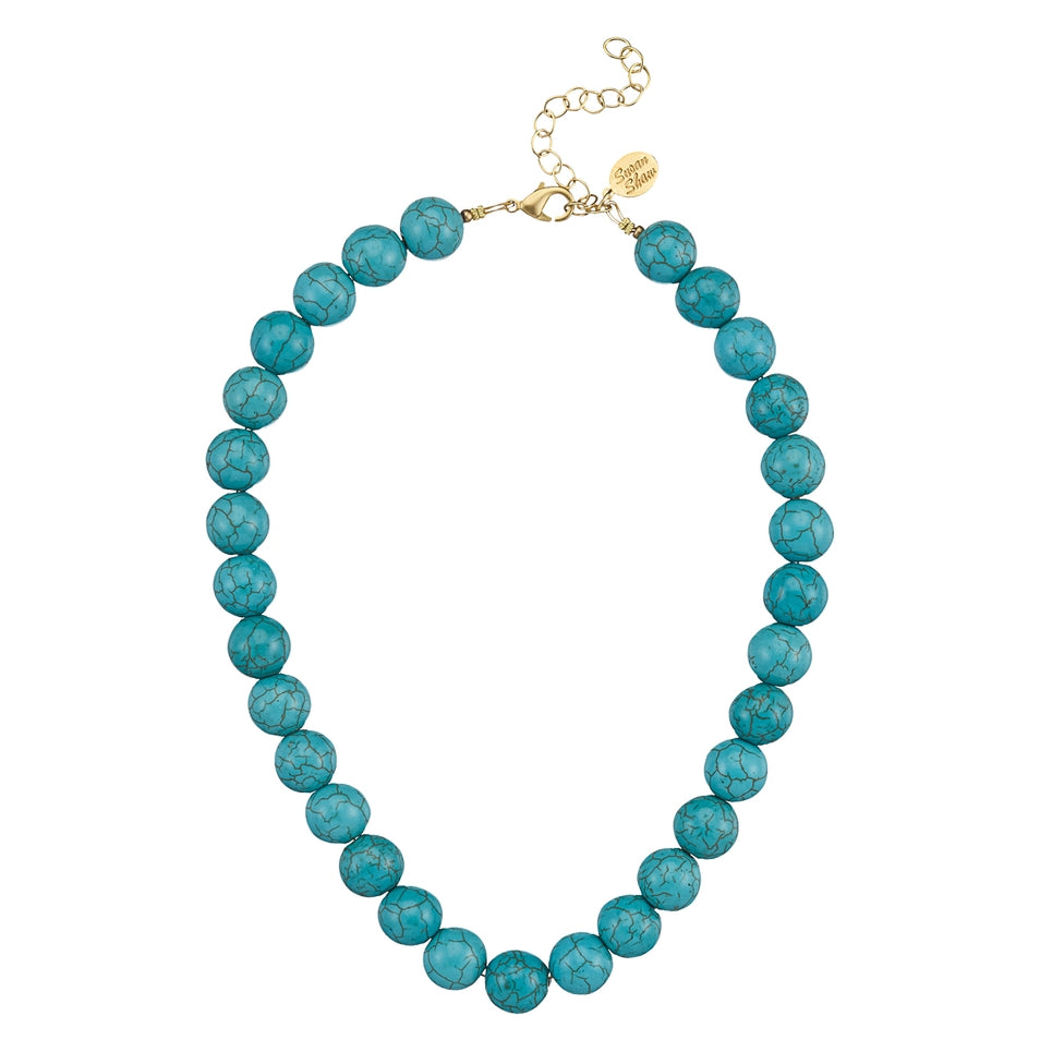 14mm Turquoise Necklace