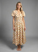 Petal Glow Maxi Dress