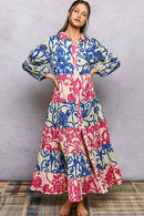 Bold Colorful Maxi Dress