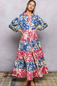 Bold Colorful Maxi Dress