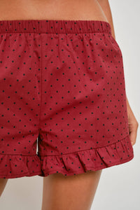 Polka Dot Frill Shorts