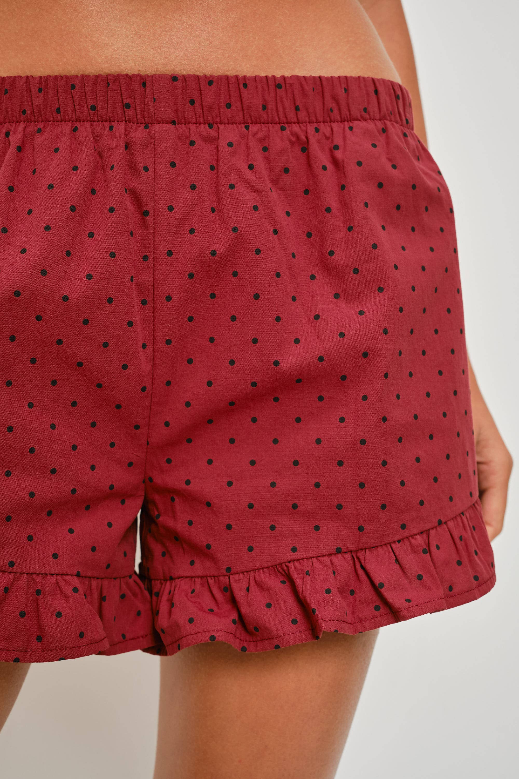 Polka Dot Frill Shorts