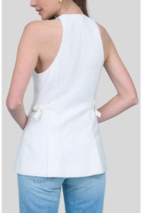 Button-Up Halter Vest