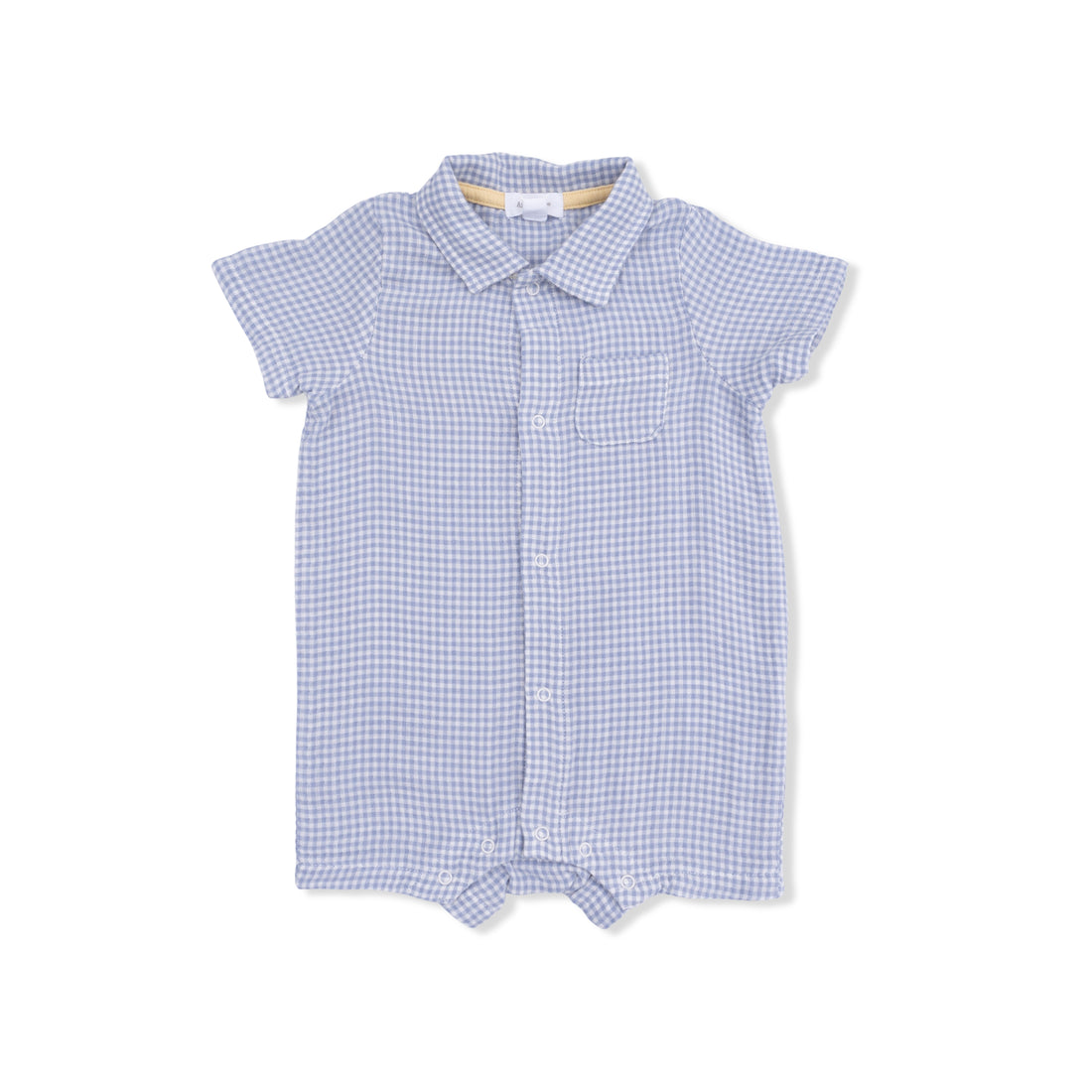 Micro Gingham Polo Shortie