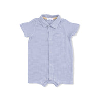 Micro Gingham Polo Shortie