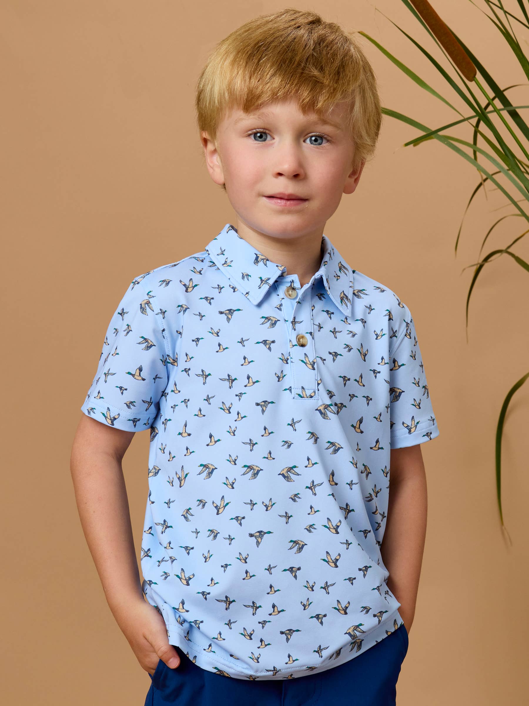 Mallard Skies Short Sleeve Polo