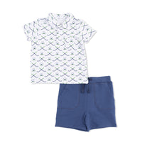 Simple Golf Polo Short Set