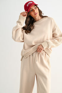 Cable Knit Oversized Lounge Set