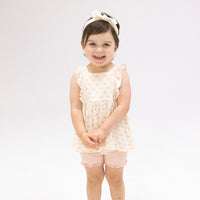Mini Bows Tank & Biker Short Set