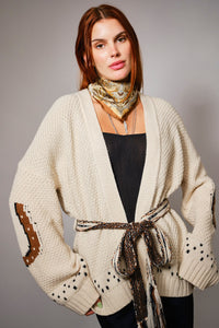 Western Belted Cardigan