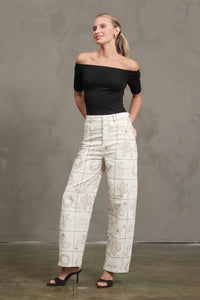 Western Embroidered Pants