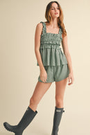 Striped Tank & Short Set