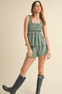 Striped Tank & Short Set