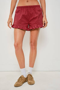 Polka Dot Frill Shorts