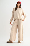 Cable Knit Oversized Lounge Set