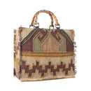 Desert Loom Sparkle Jute Tote Bag