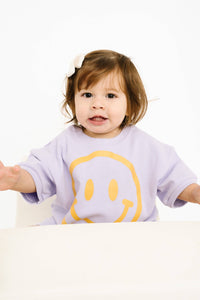 Lilac Short Sleeve Smiley Set