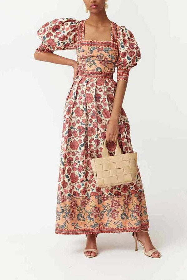 Mixed Floral Top/Skirt Set