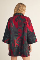 Floral Jacquard Jacket
